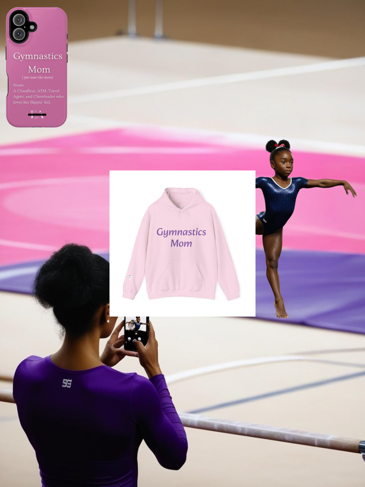 Definition Gymnastics Mom Unisex Heavy Blend™ Hooded Sweatshirt