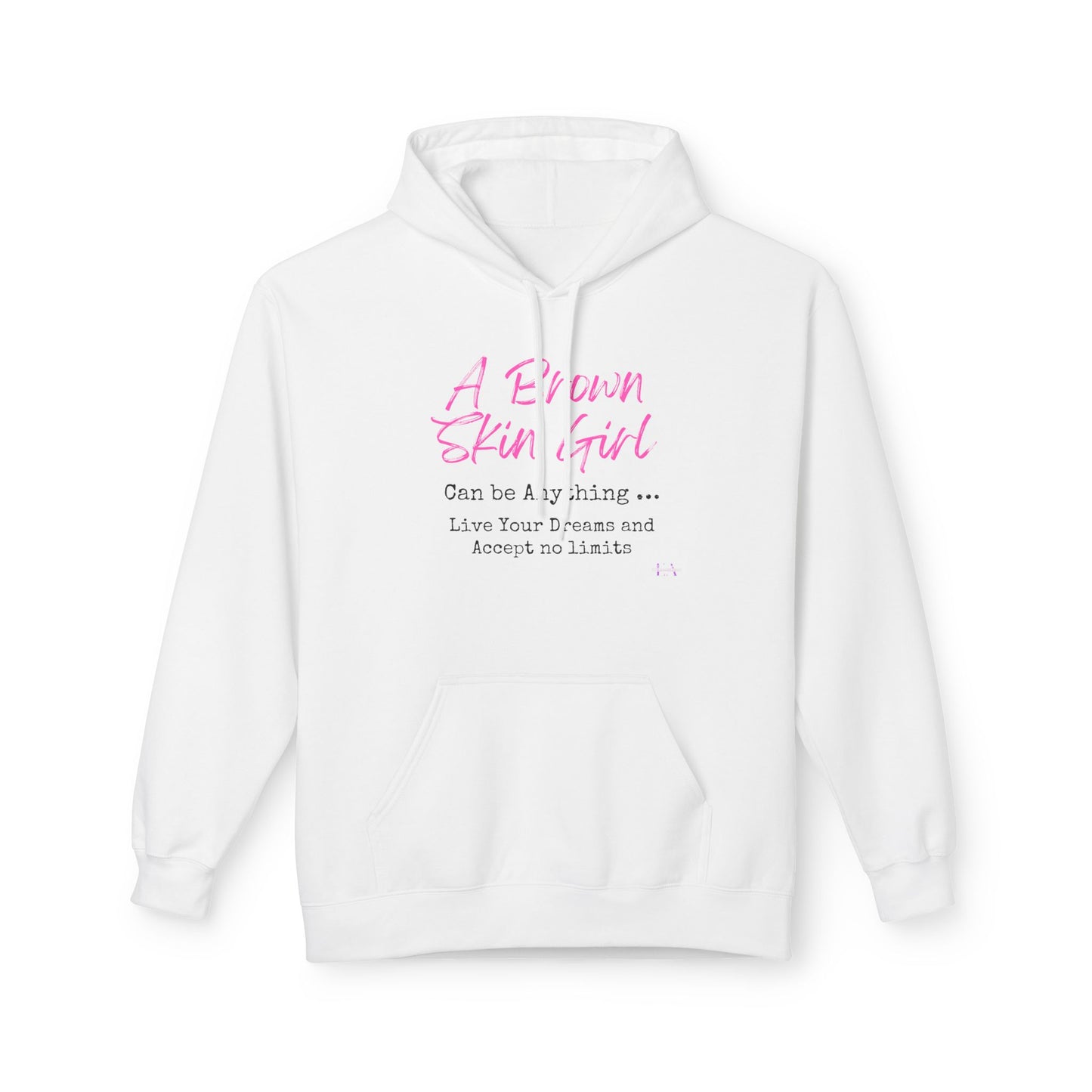 Brown Skin Girl Can Be Anything Heavy Blend Hooded Sweatshirt