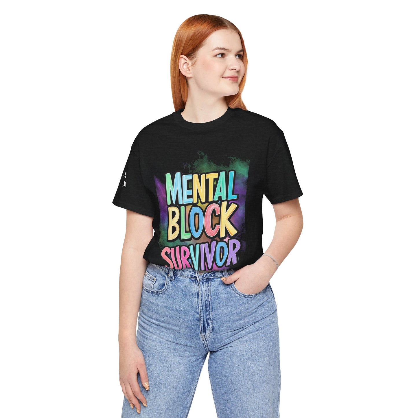 Mental Block Survivor Adult/Teen T-Shirt