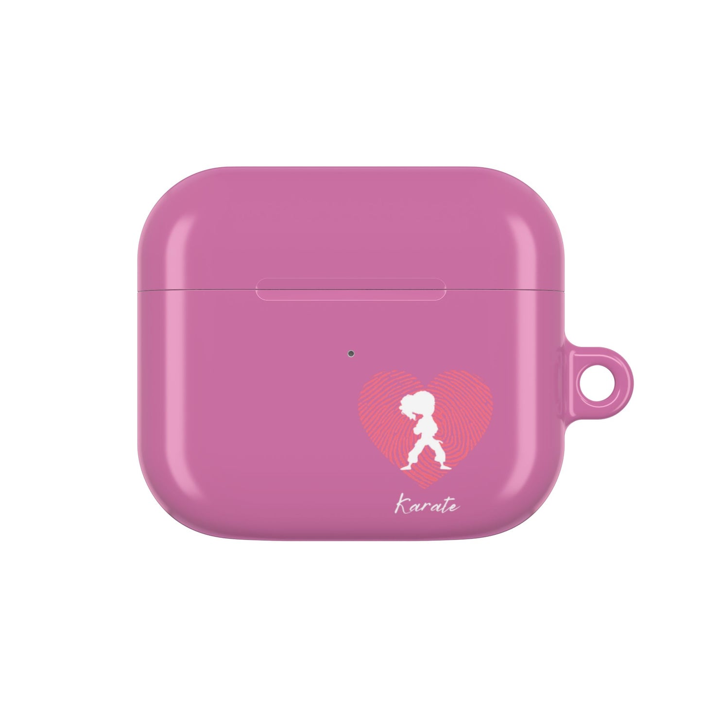 Karate Kid AirPod Case - Train Hard, Play Hard, Study Hard - Cute Pink Protective Cover
