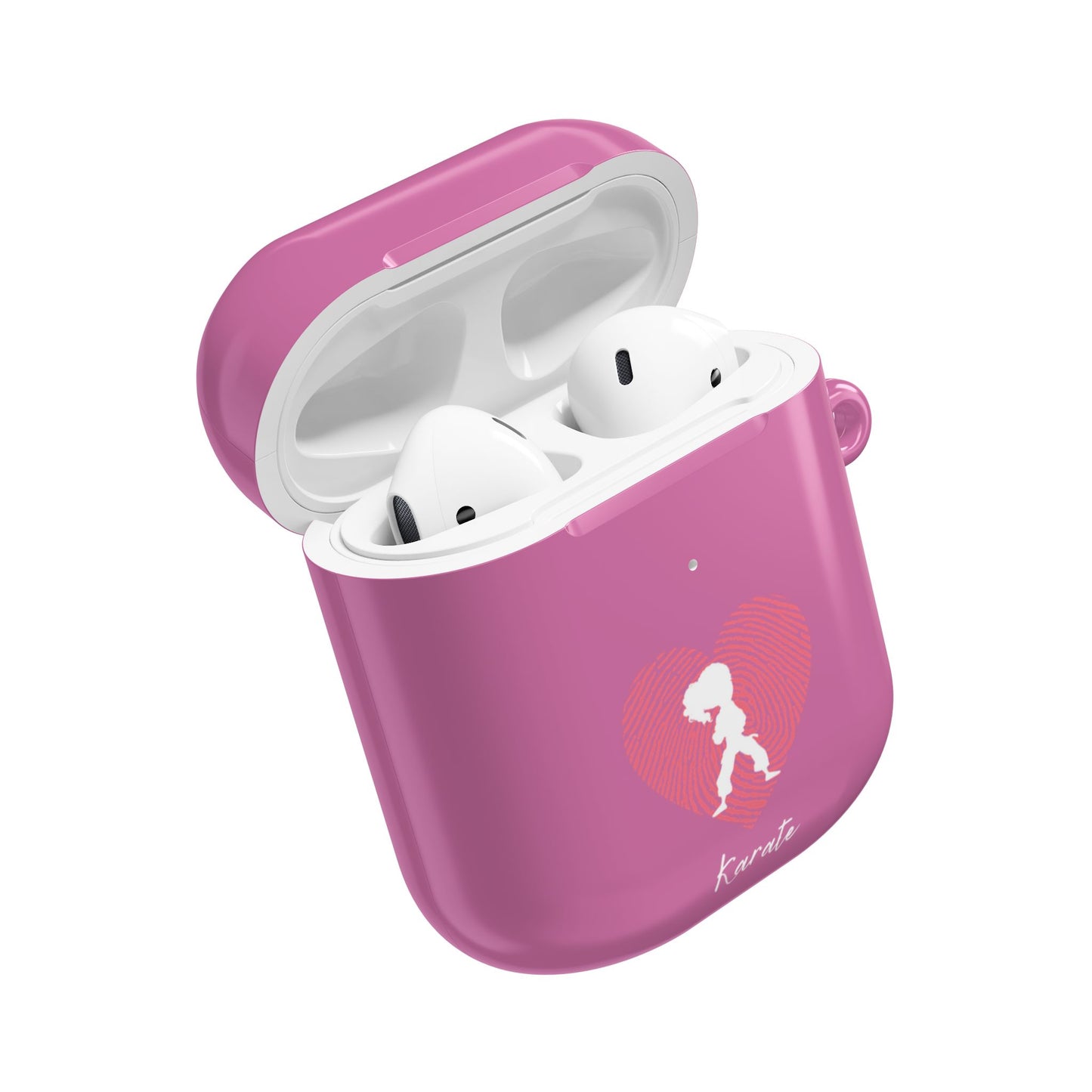 Karate Kid AirPod Case - Train Hard, Play Hard, Study Hard - Cute Pink Protective Cover