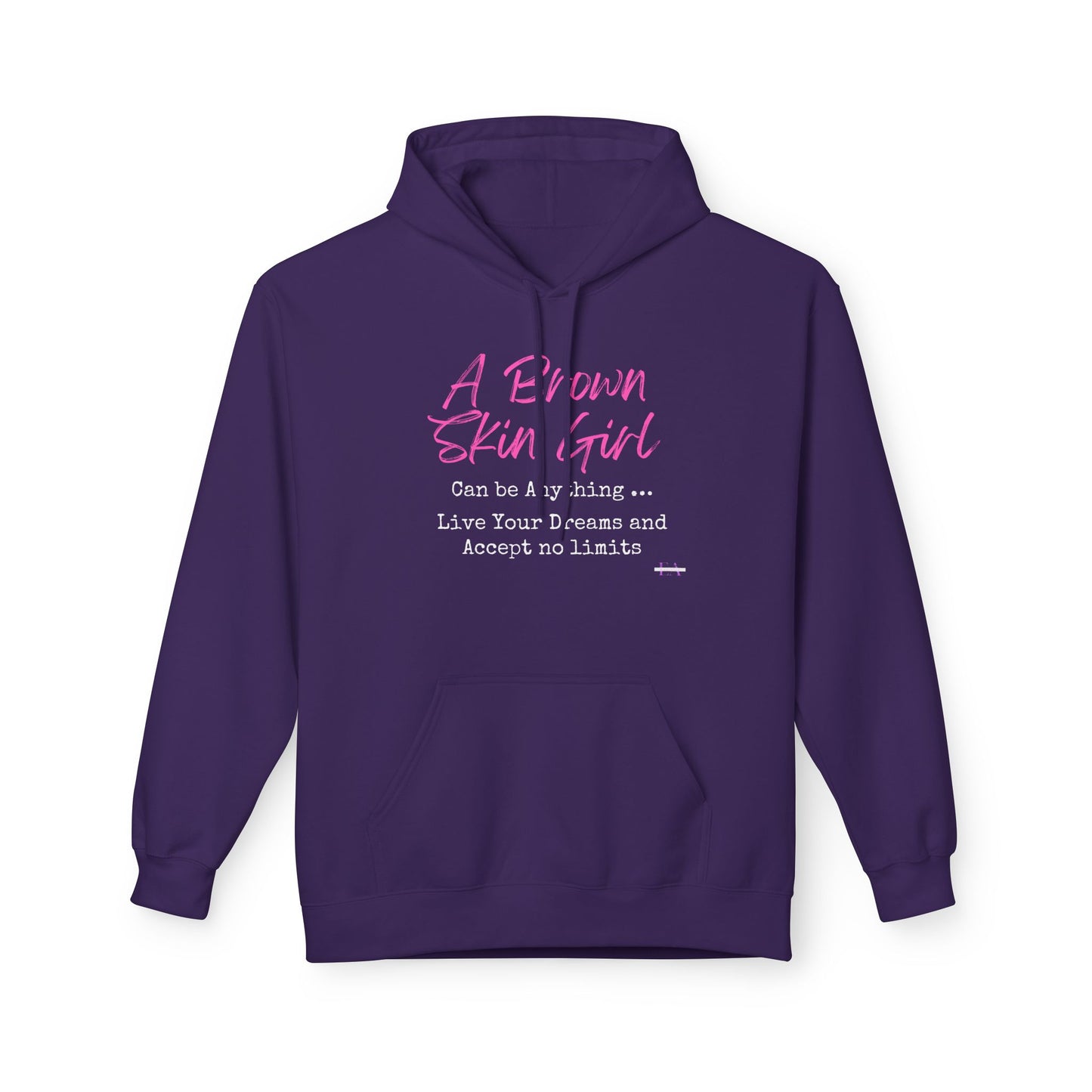 Brown Skin Girl Can Be Anything Heavy Blend Hooded Sweatshirt