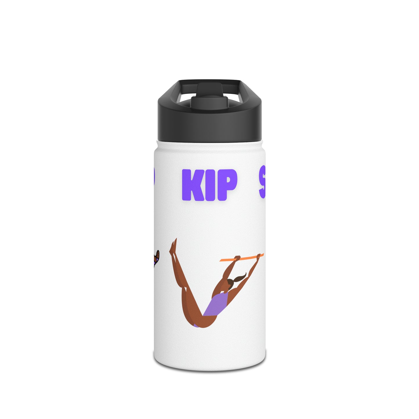 Gymnast (Flip, Kip, Stick) Stainless Steel Water Bottle, Standard Lid