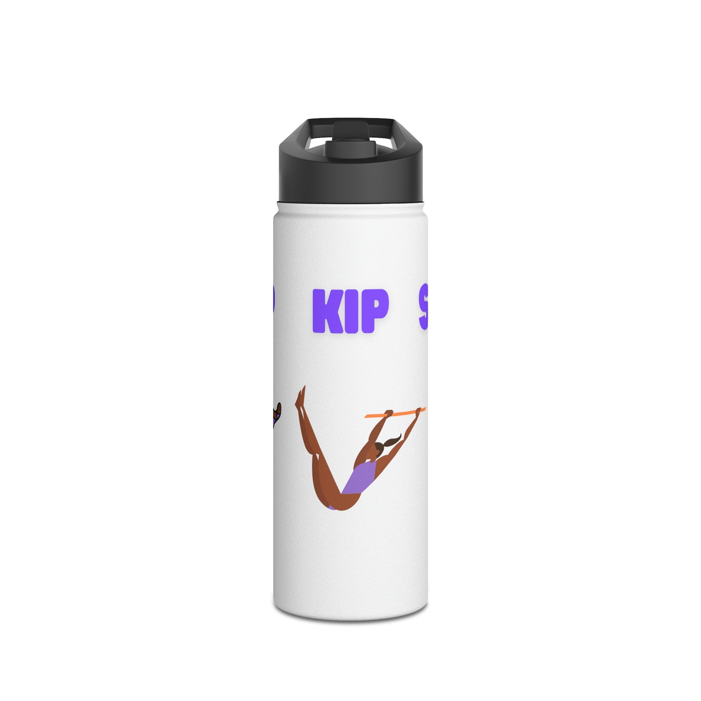 Gymnast (Flip, Kip, Stick) Stainless Steel Water Bottle, Standard Lid
