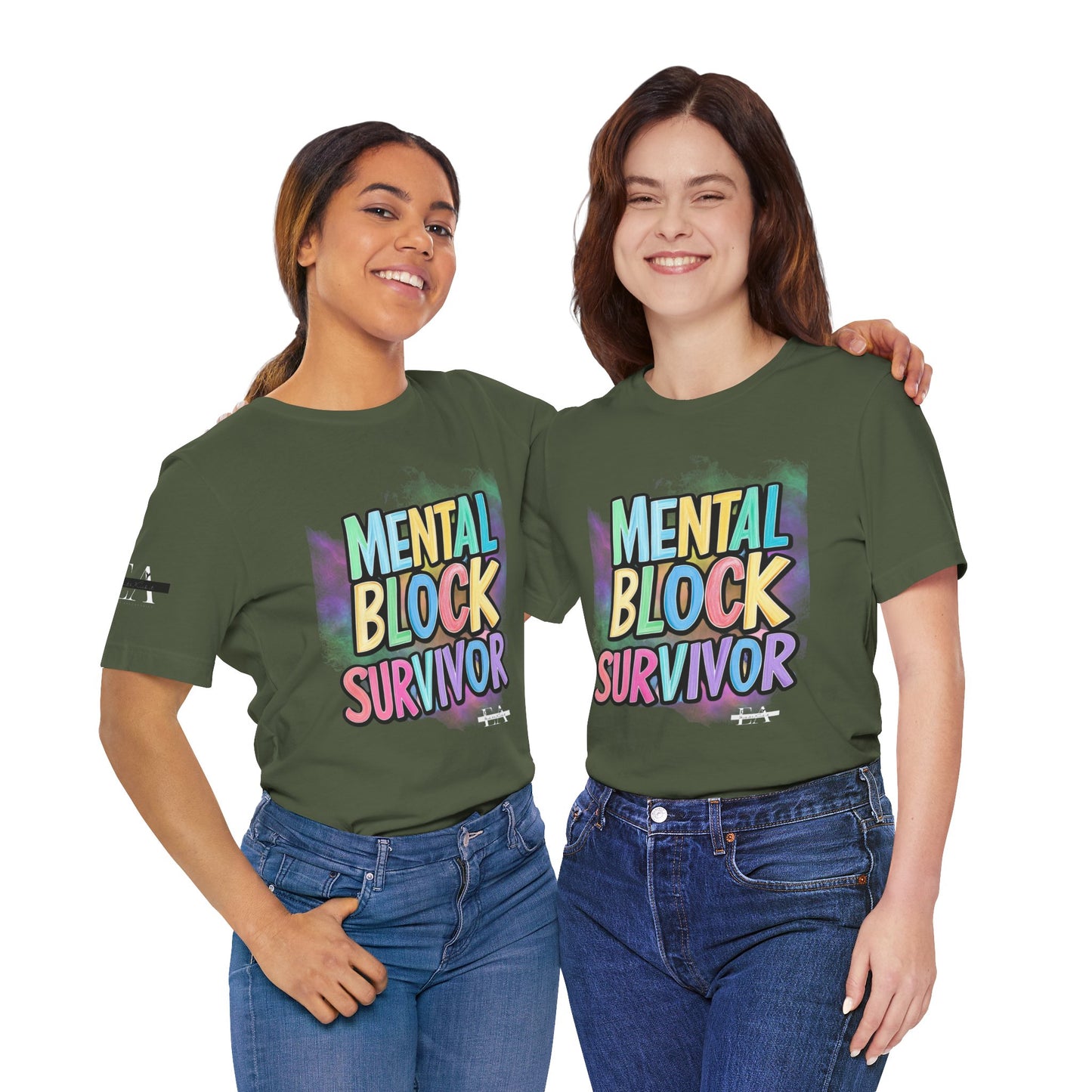 Mental Block Survivor Adult/Teen T-Shirt