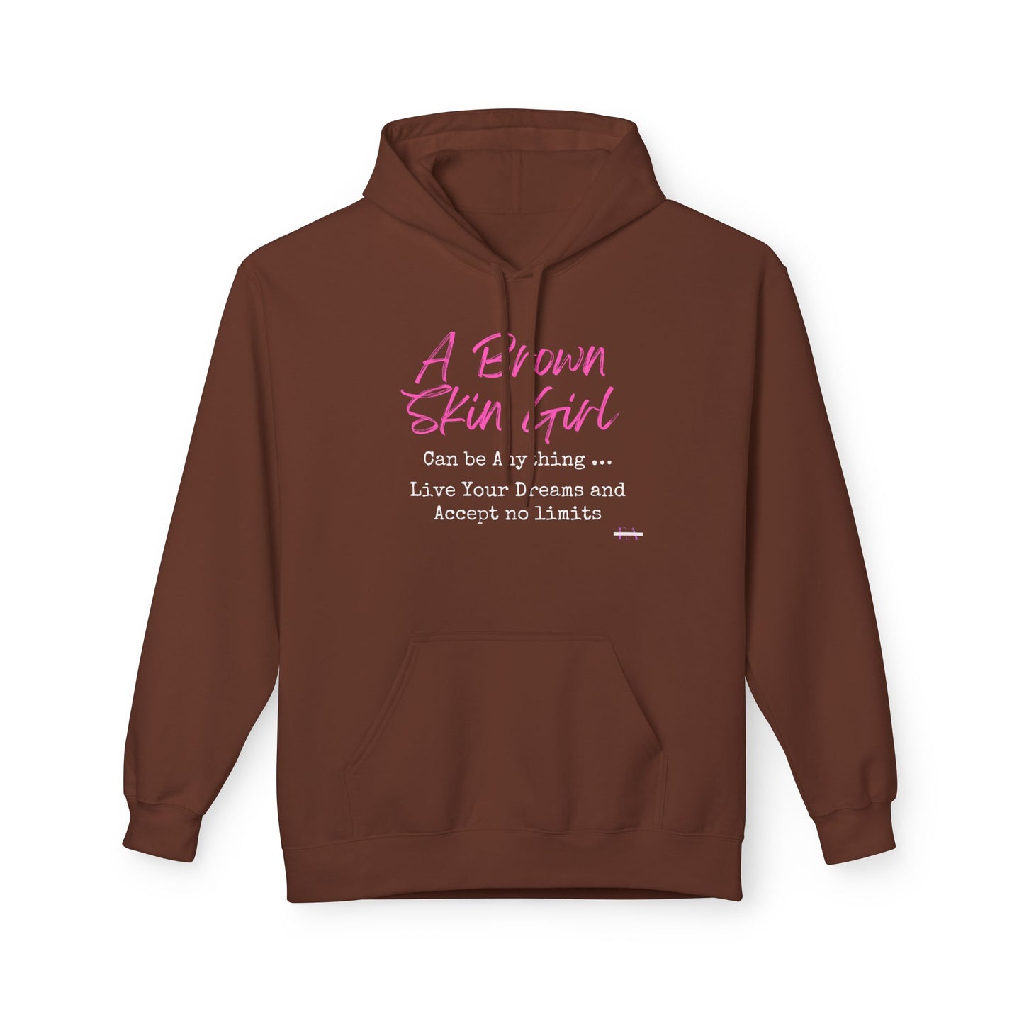 Brown Skin Girl Can Be Anything Heavy Blend Hooded Sweatshirt