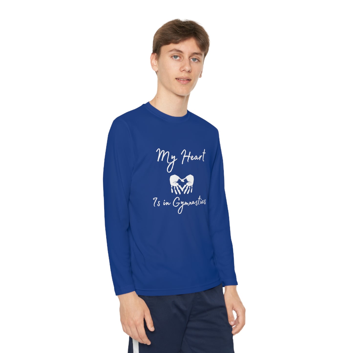 Heart in Gymnastics Youth Long Sleeve Competitor Tee