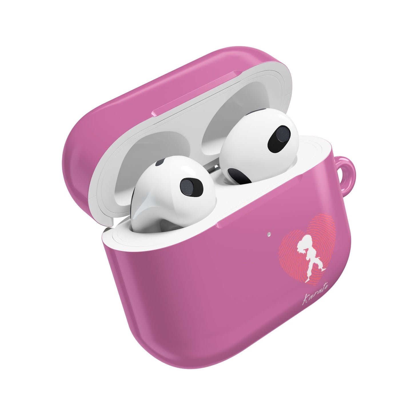 Karate Kid AirPod Case - Train Hard, Play Hard, Study Hard - Cute Pink Protective Cover