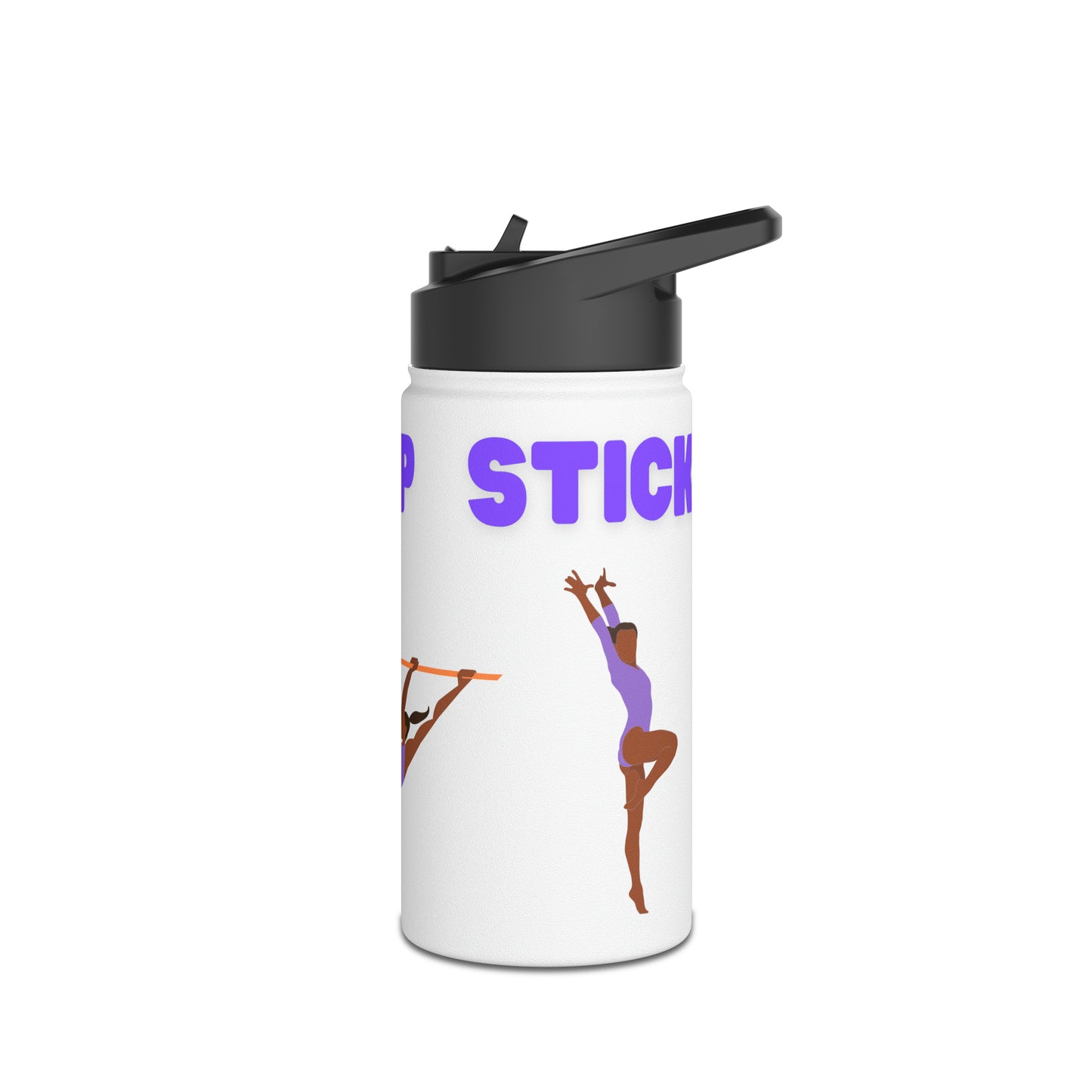 Gymnast (Flip, Kip, Stick) Stainless Steel Water Bottle, Standard Lid