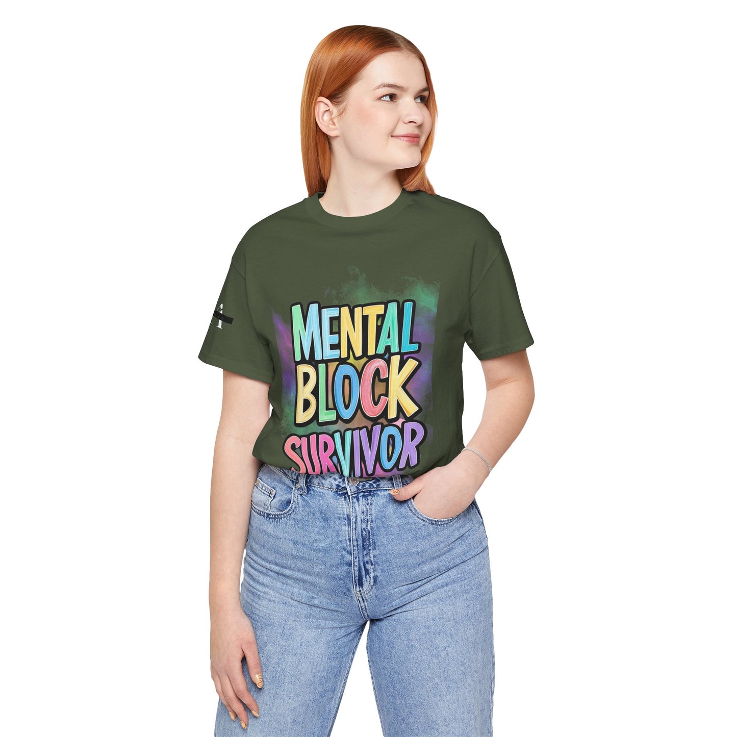 Mental Block Survivor Adult/Teen T-Shirt