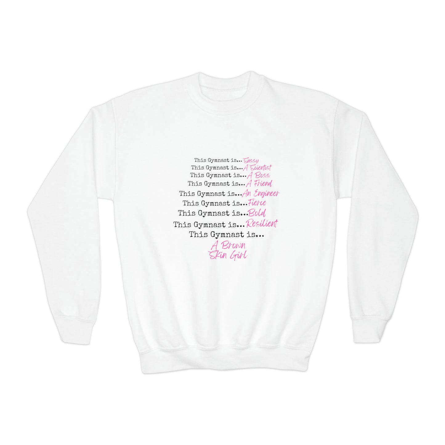 This Gymnast is Youth Crewneck Sweatshirt