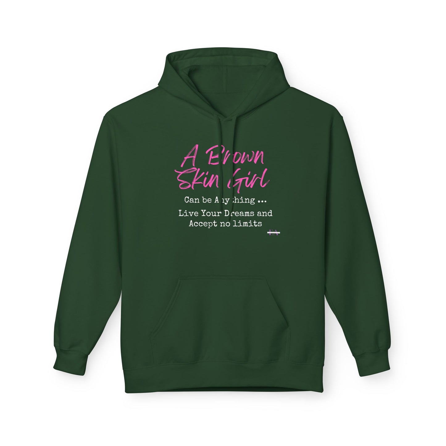 Brown Skin Girl Can Be Anything Heavy Blend Hooded Sweatshirt