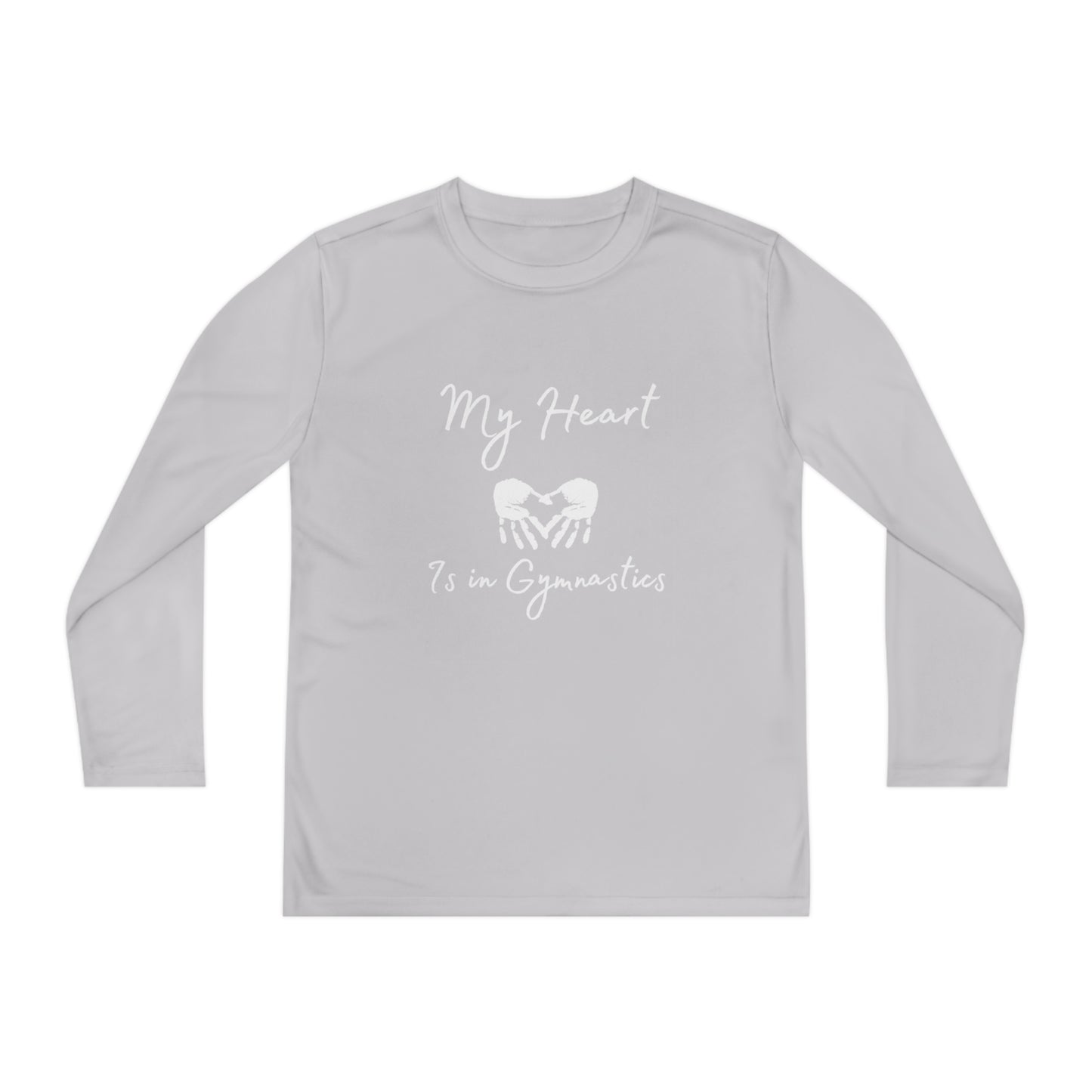 Heart in Gymnastics Youth Long Sleeve Competitor Tee