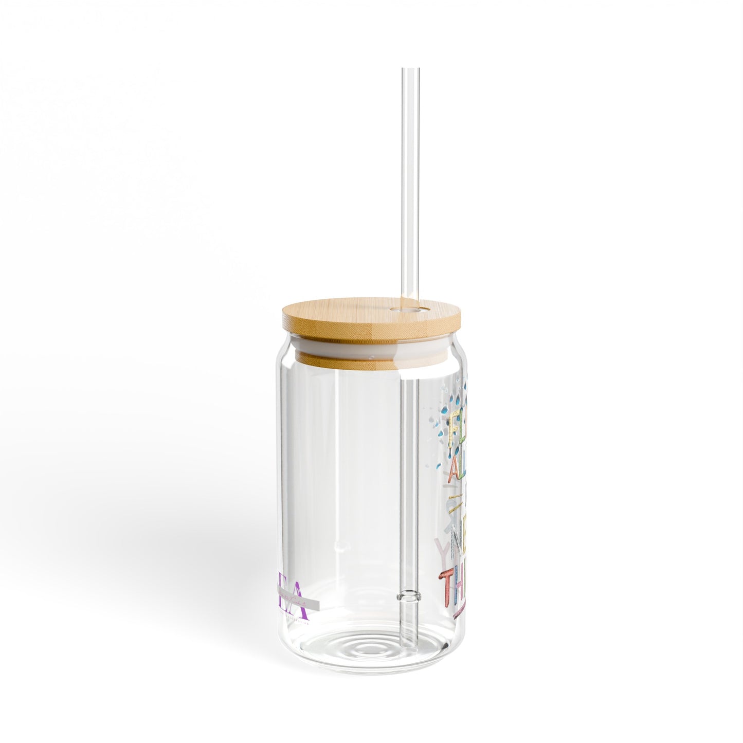 Flip All Day Gymnast Sipper Glass, 16oz