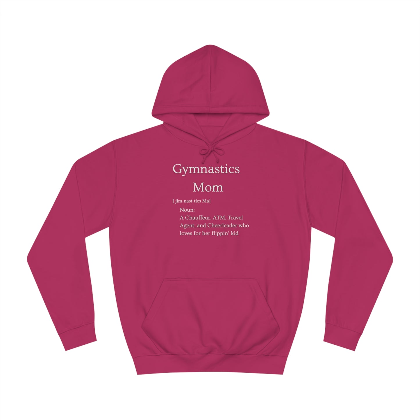 Definition: Mom Unisex College Hoodie