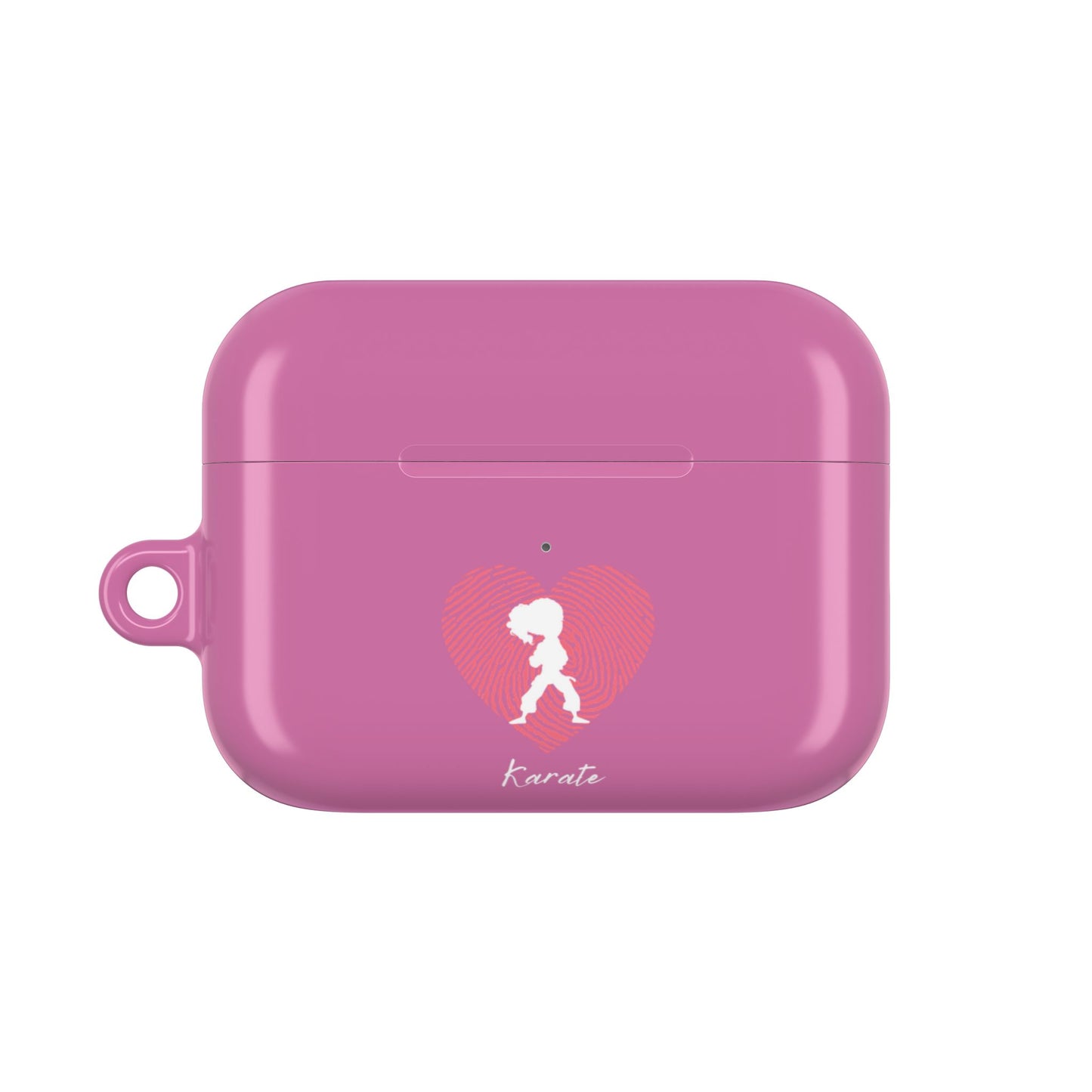 Karate Kid AirPod Case - Train Hard, Play Hard, Study Hard - Cute Pink Protective Cover