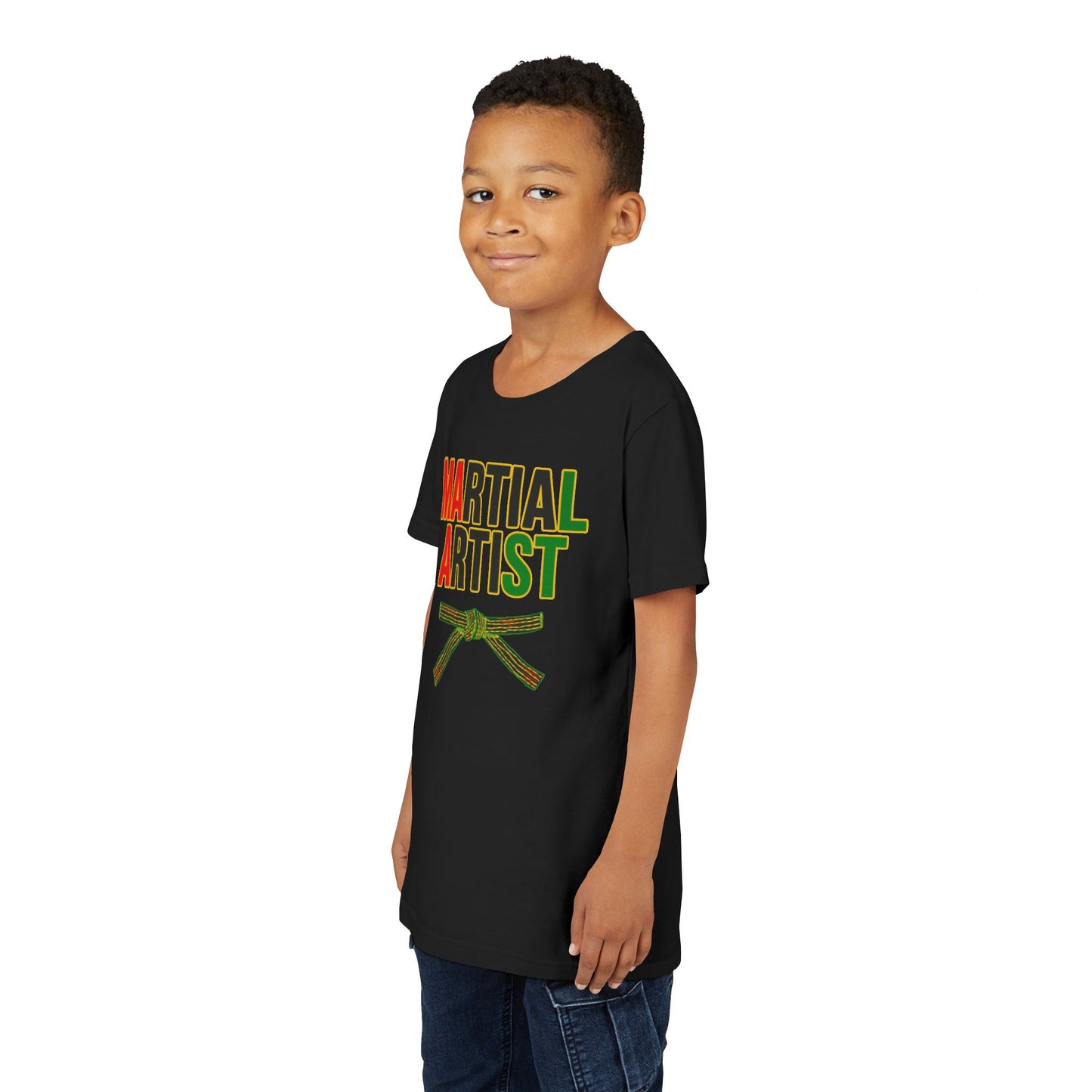 Martial Artist Juneteenth Youth Short Sleeve Tee