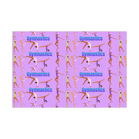 Gymnastics Gift Wrap Papers