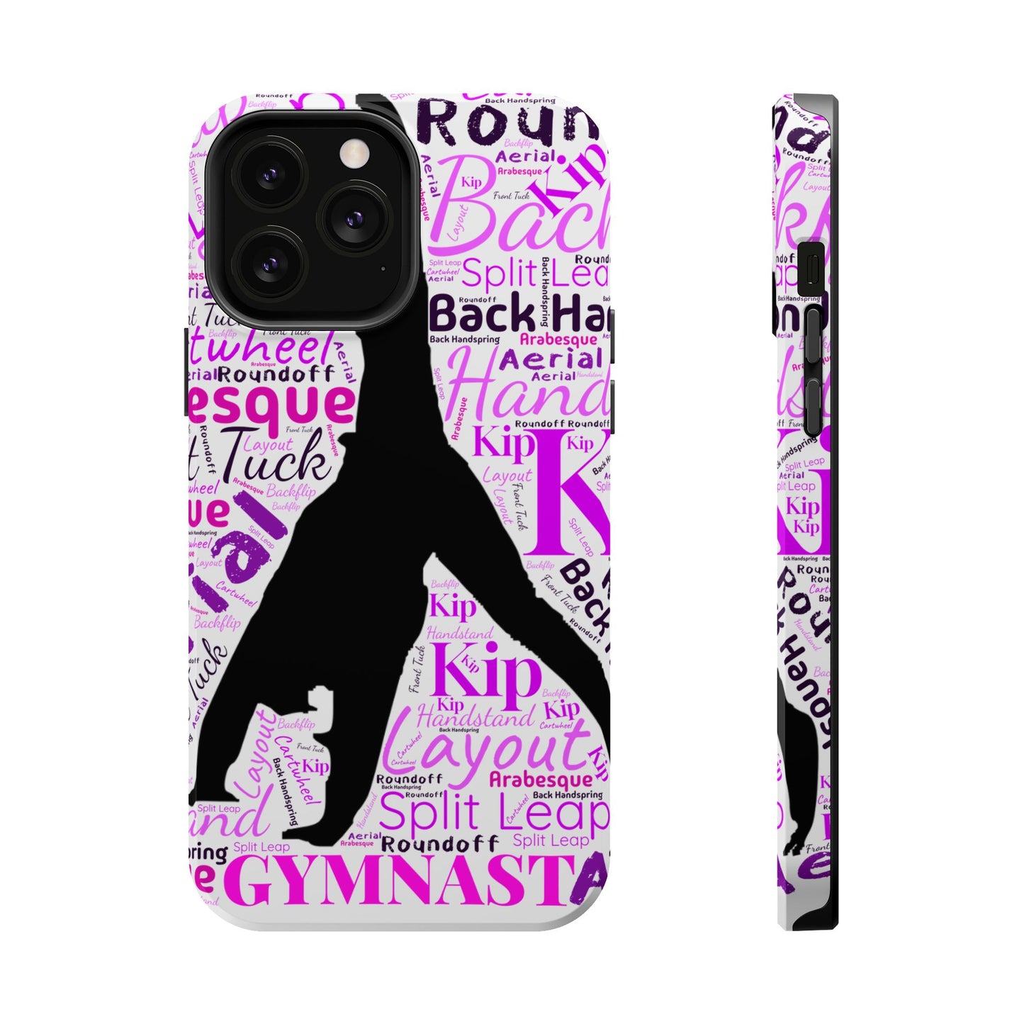Impact-Resistant MagSafe Phone Case for Gymnasts (iPhone 13-17) | Gymnast Design, Durable Protection