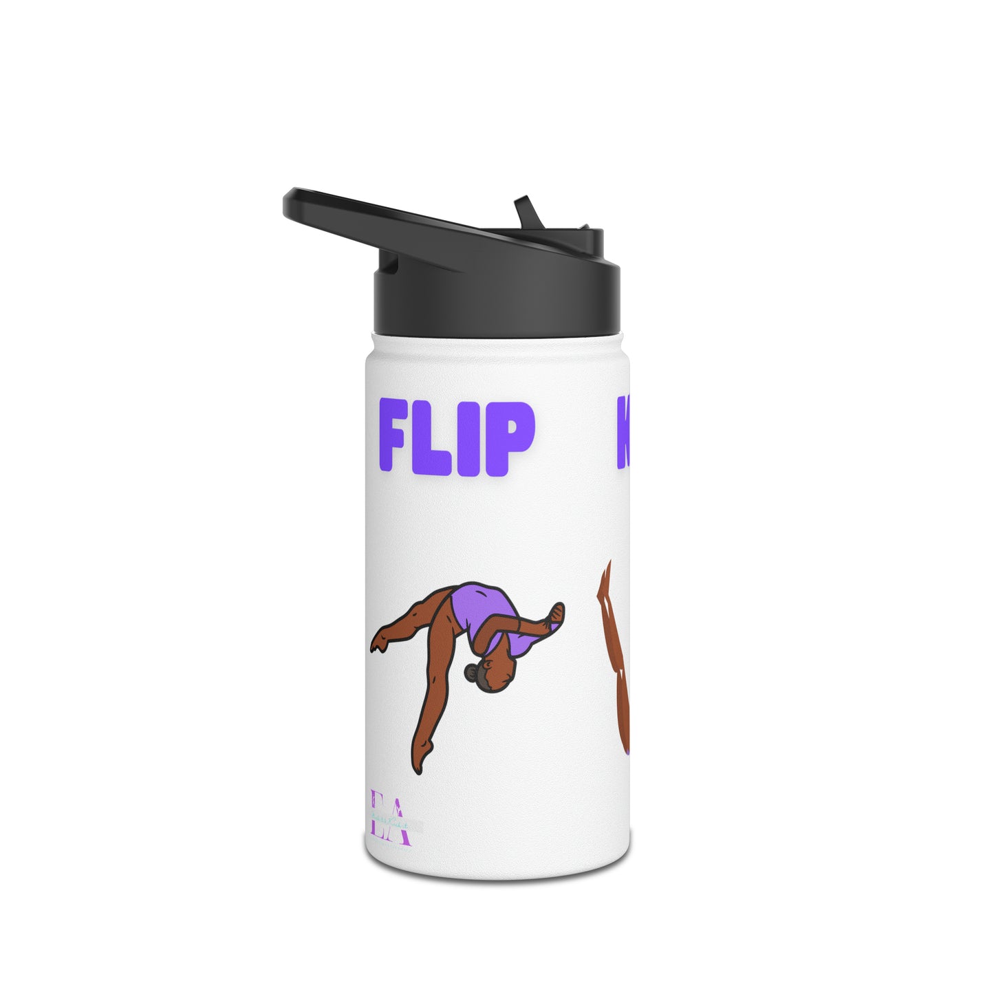 Gymnast (Flip, Kip, Stick) Stainless Steel Water Bottle, Standard Lid
