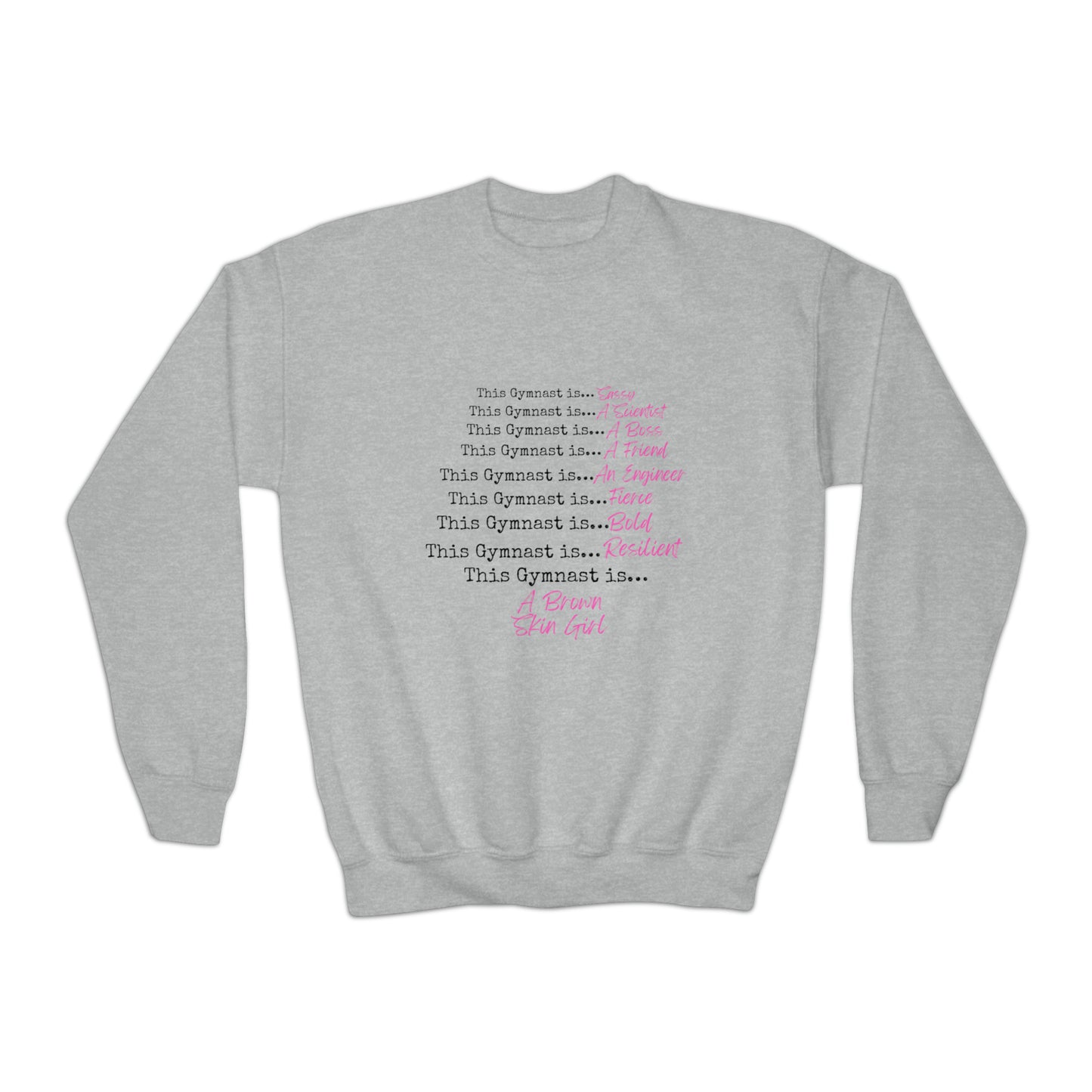This Gymnast is Youth Crewneck Sweatshirt