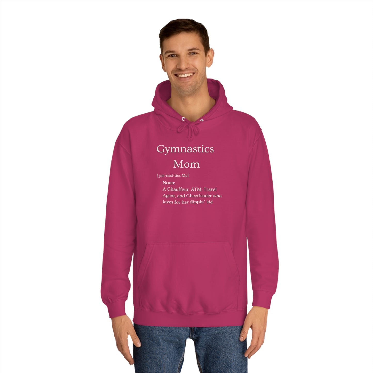 Definition: Mom Unisex College Hoodie