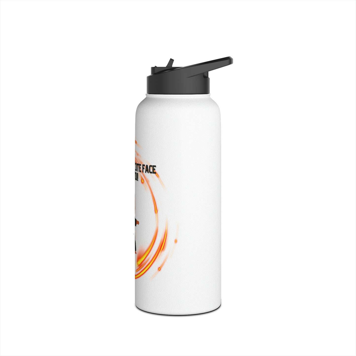 Cute Karate Stainless Steel Water Bottle, Standard Lid
