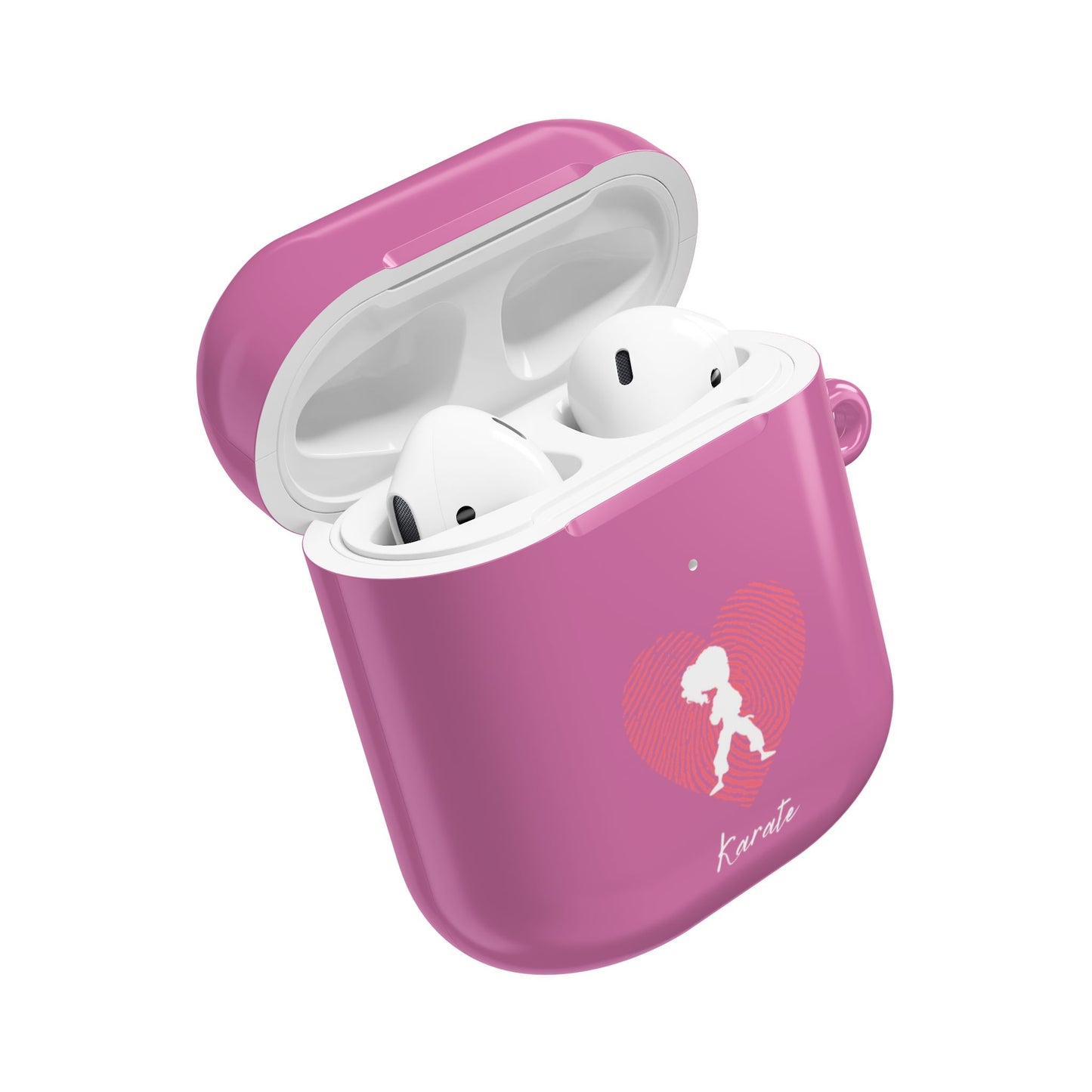 Karate Kid AirPod Case - Train Hard, Play Hard, Study Hard - Cute Pink Protective Cover