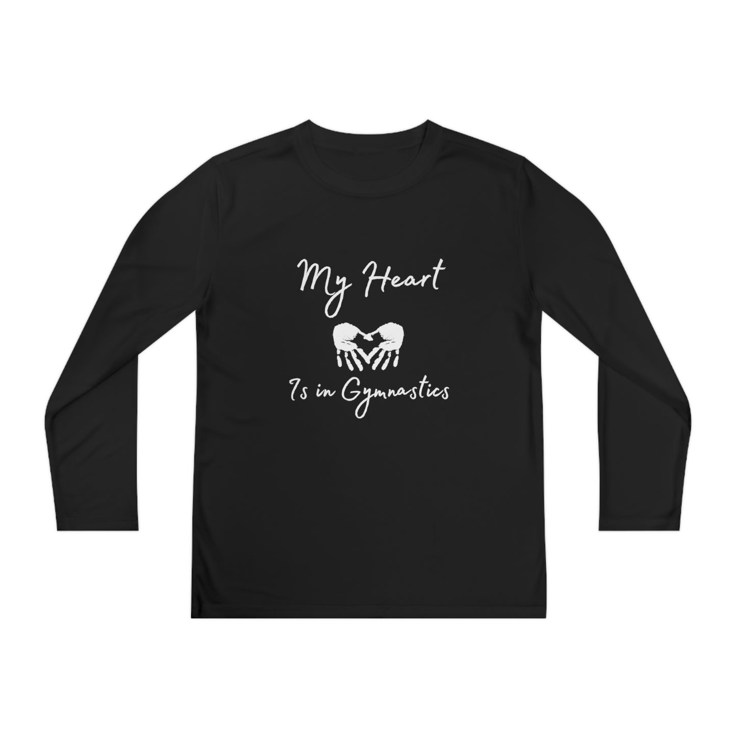 Heart in Gymnastics Youth Long Sleeve Competitor Tee