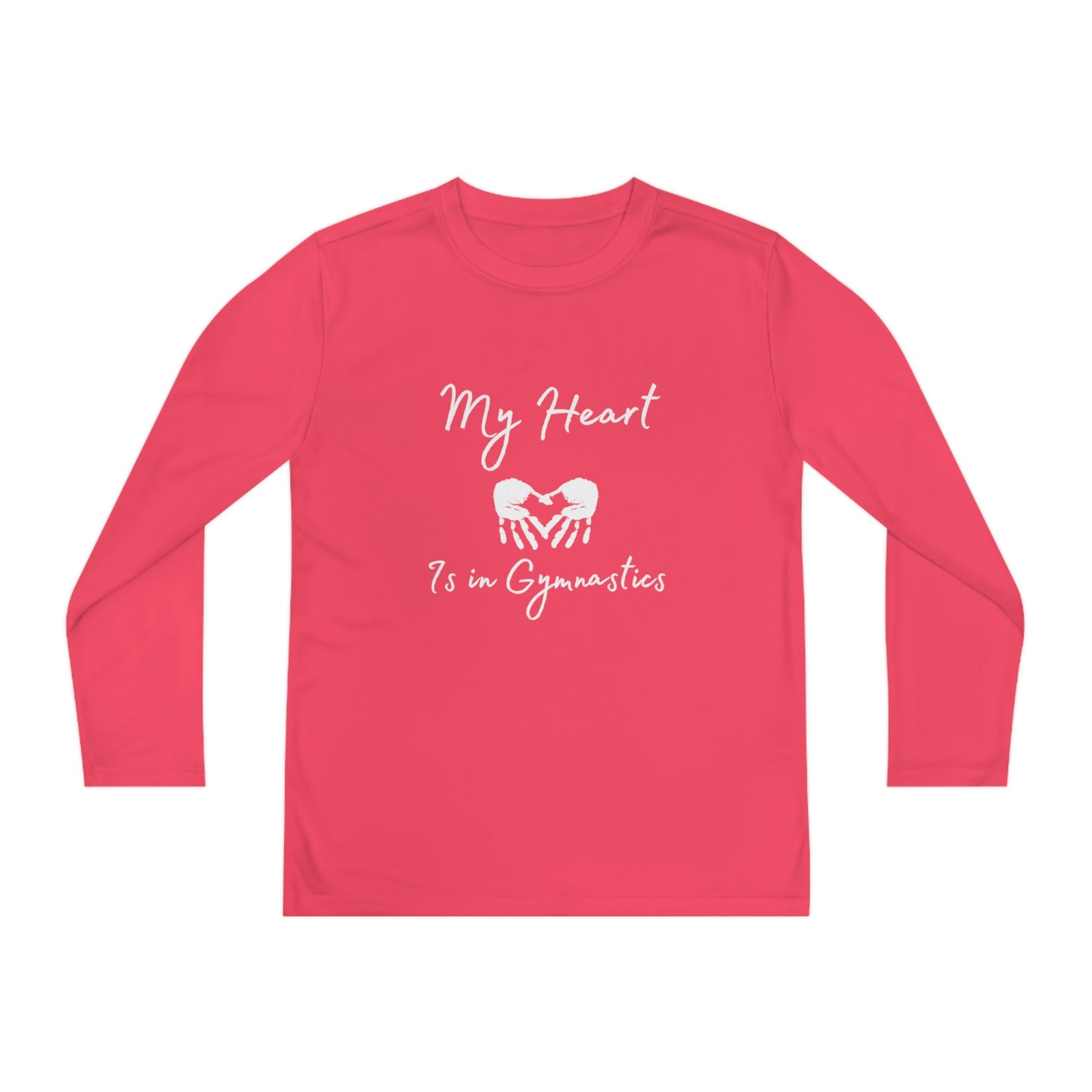 Heart in Gymnastics Youth Long Sleeve Competitor Tee