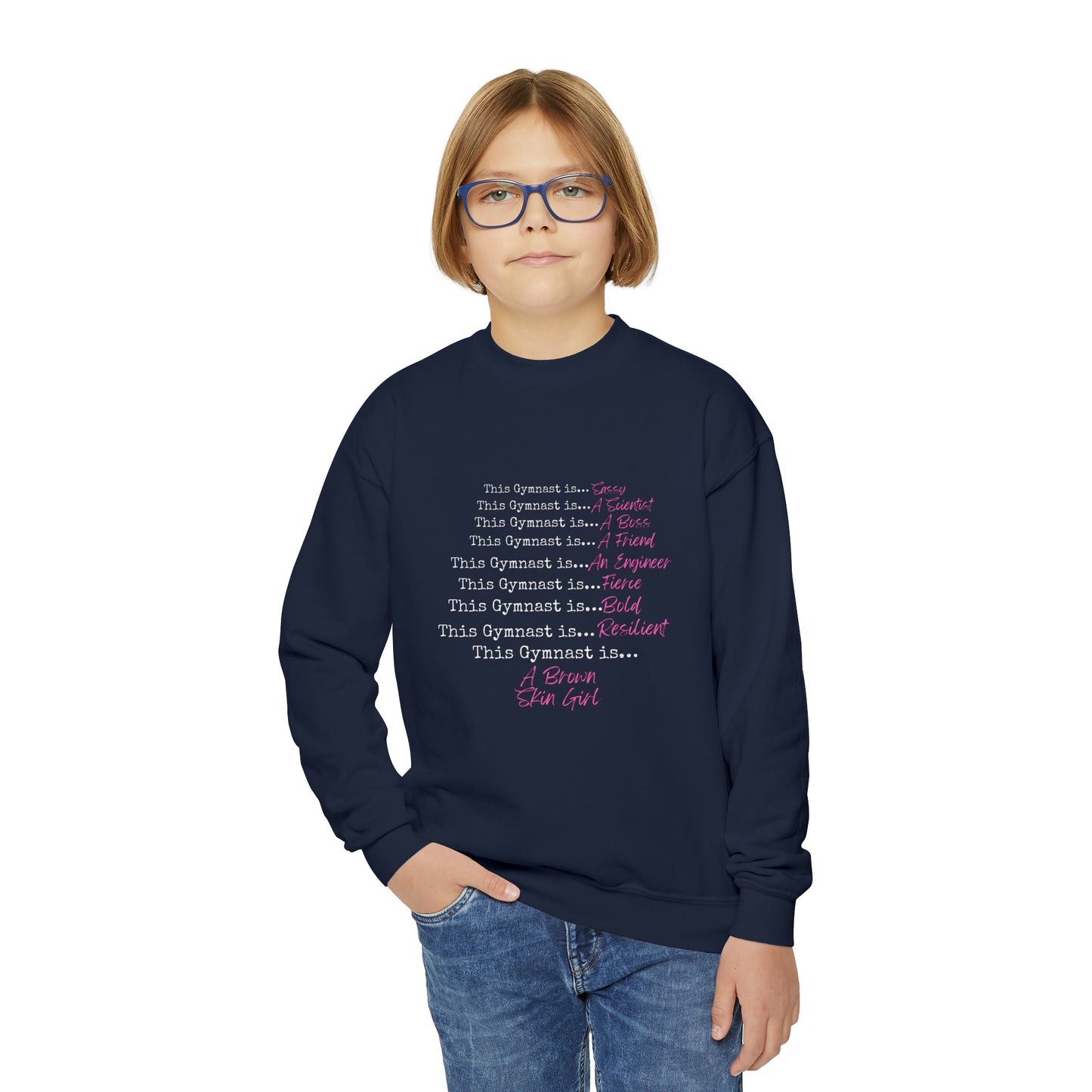 This Gymnast is Youth Crewneck Sweatshirt