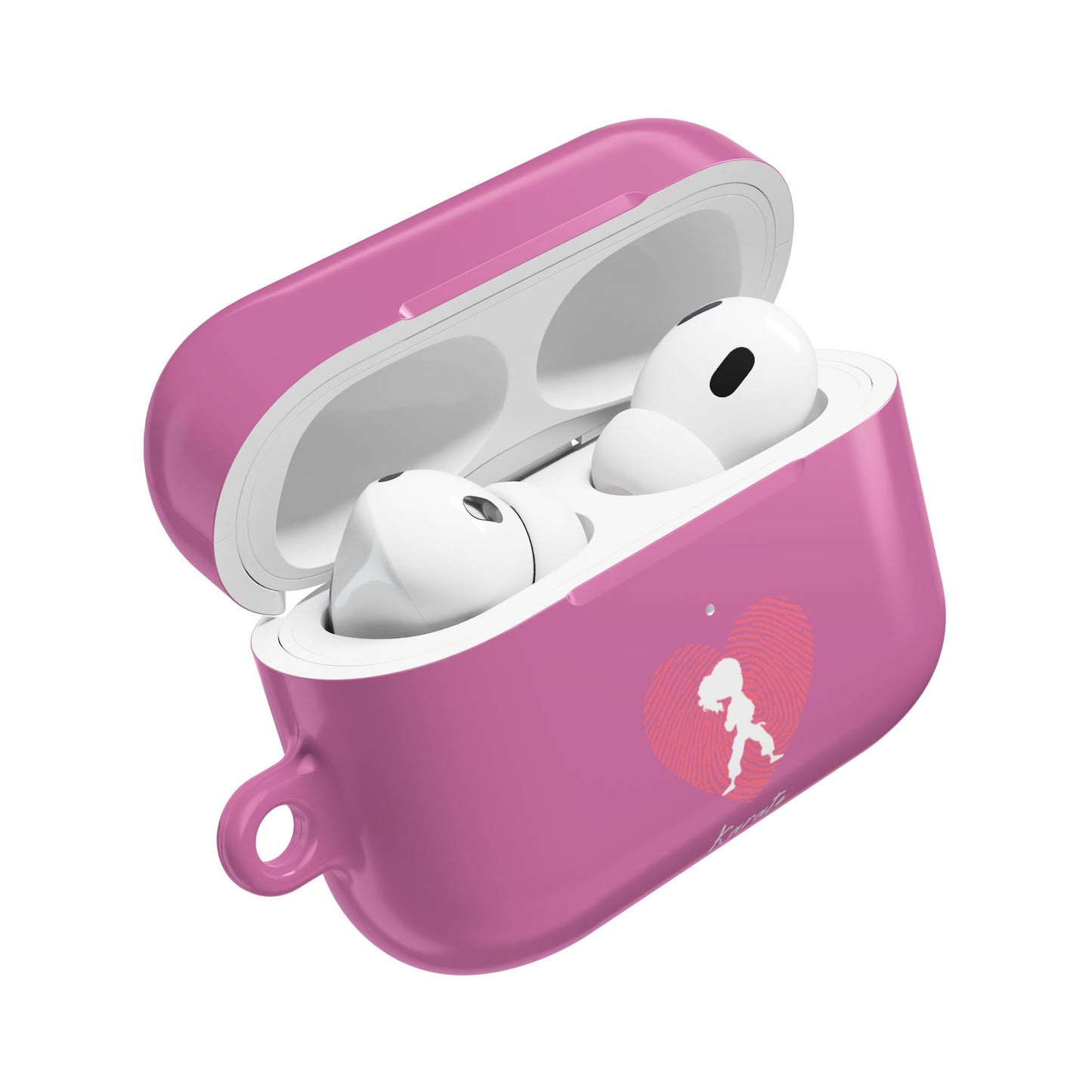 Karate Kid AirPod Case - Train Hard, Play Hard, Study Hard - Cute Pink Protective Cover