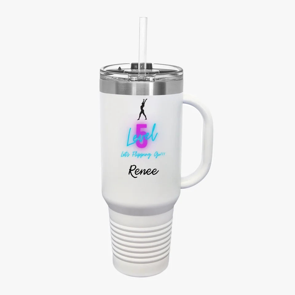 Personalized Gymnast Level 40oz Tumbler