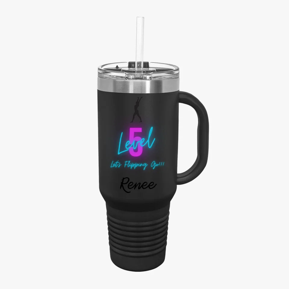 Personalized Gymnast Level 40oz Tumbler