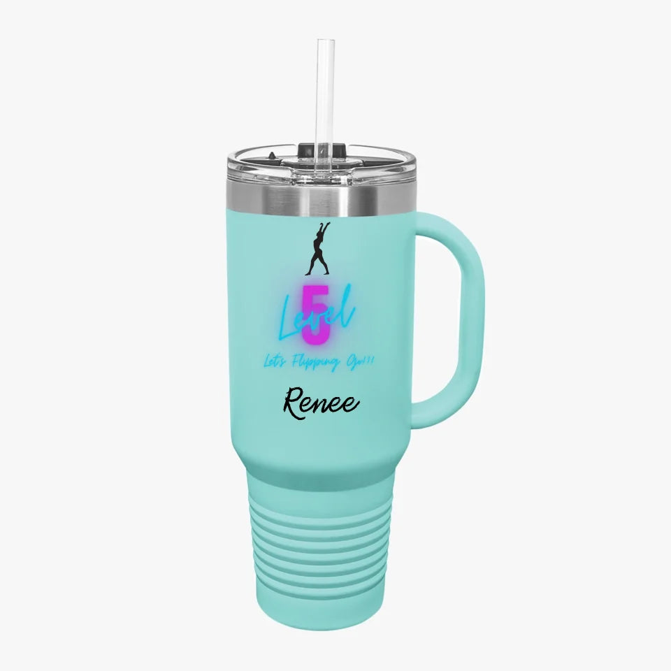 Personalized Gymnast Level 40oz Tumbler