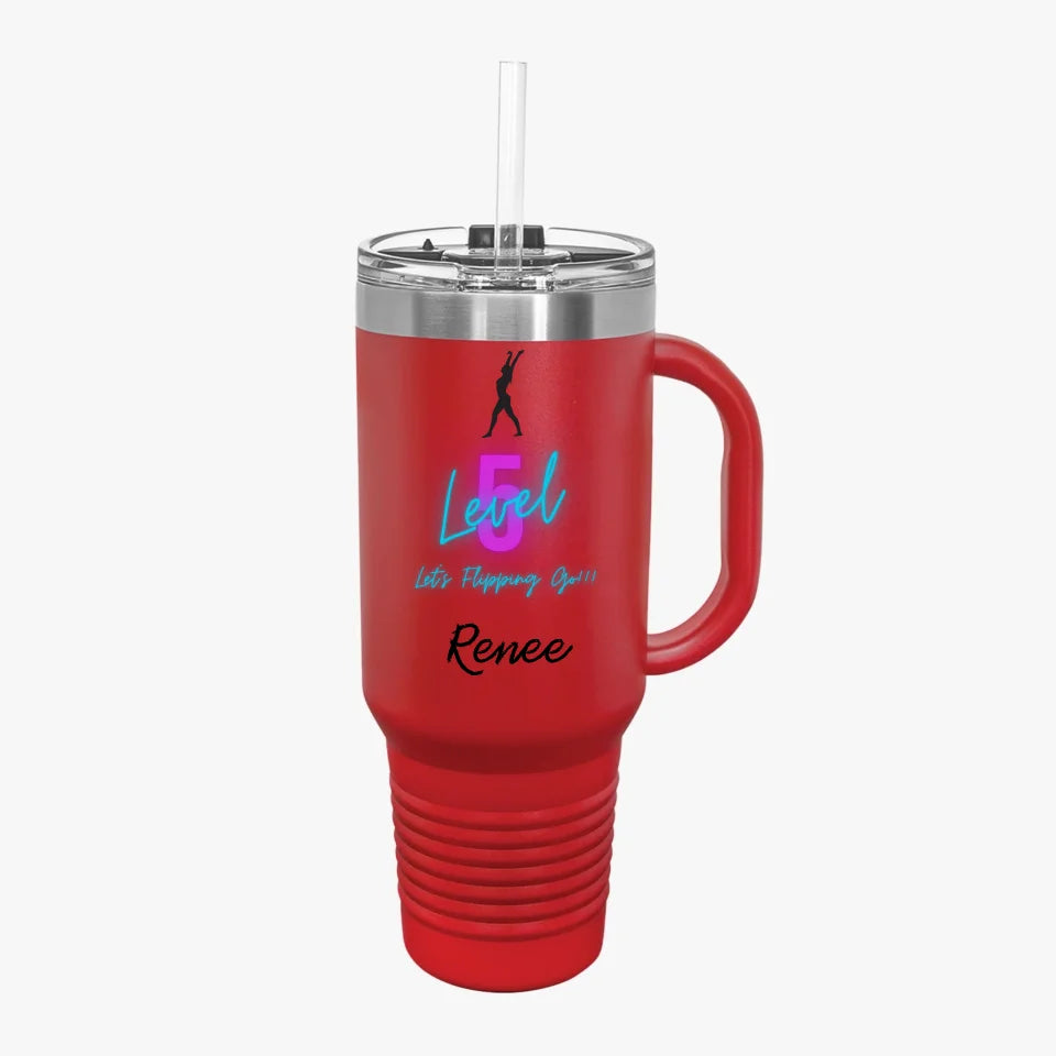Personalized Gymnast Level 40oz Tumbler