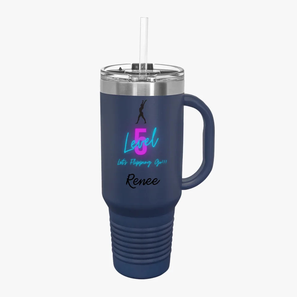 Personalized Gymnast Level 40oz Tumbler