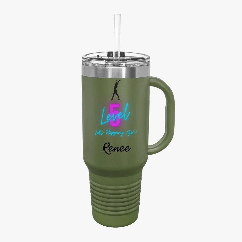 Personalized Gymnast Level 40oz Tumbler