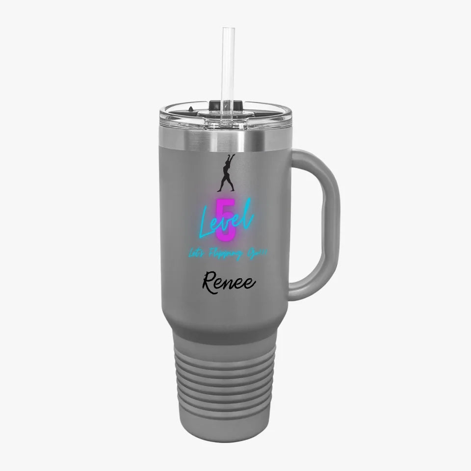 Personalized Gymnast Level 40oz Tumbler