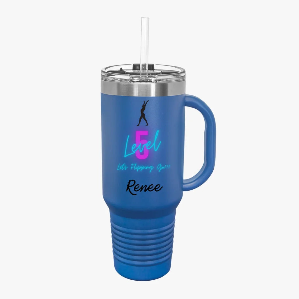 Personalized Gymnast Level 40oz Tumbler