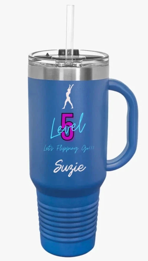 Personalized Gymnast Level 40oz Tumbler