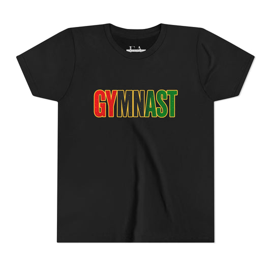 Gymnast (Pan-African Colors) Youth Short Sleeve Tee