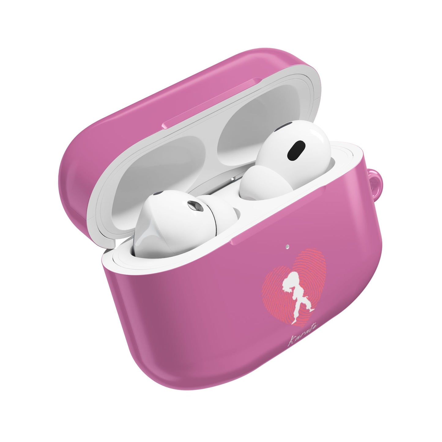 Karate Kid AirPod Case - Train Hard, Play Hard, Study Hard - Cute Pink Protective Cover