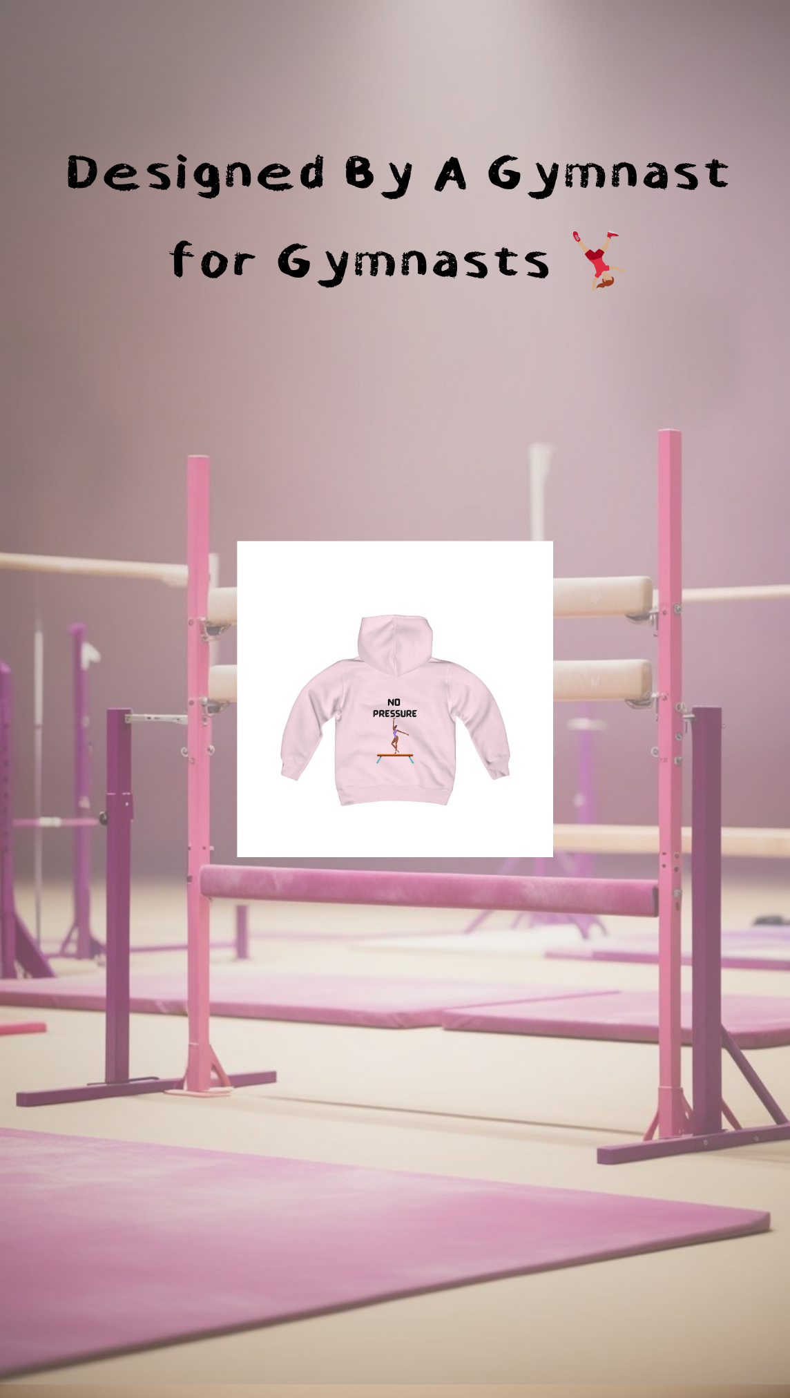 Youth Beam Queen (No Pressure) Heavy Blend Hooded Sweatshirt
