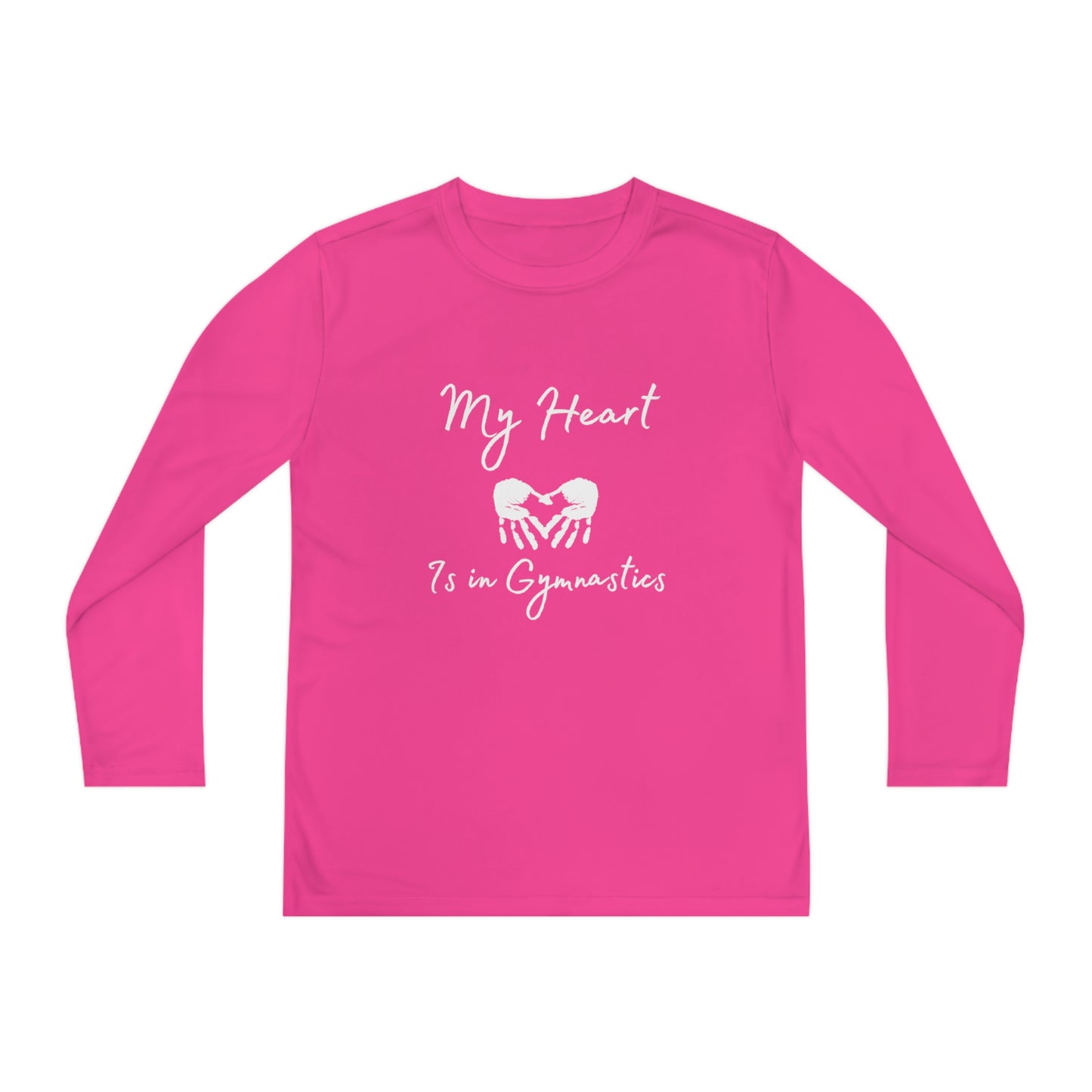 Heart in Gymnastics Youth Long Sleeve Competitor Tee