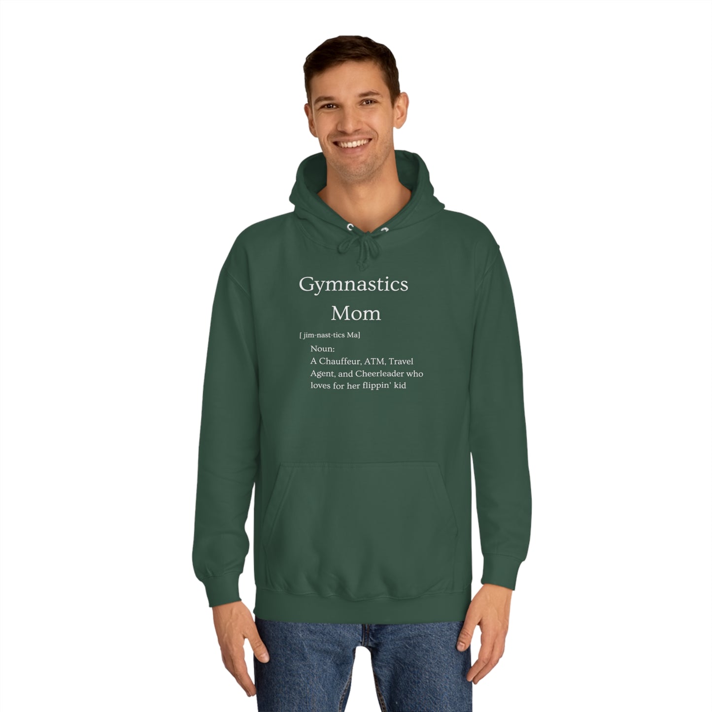 Definition: Mom Unisex College Hoodie