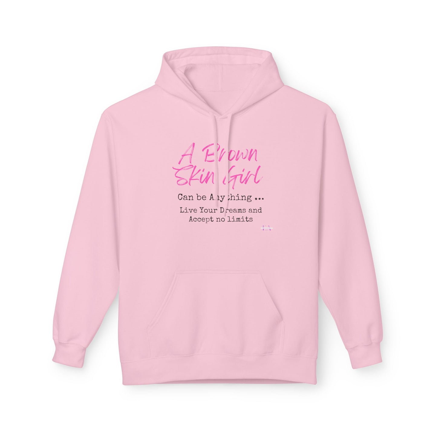 Brown Skin Girl Can Be Anything Heavy Blend Hooded Sweatshirt
