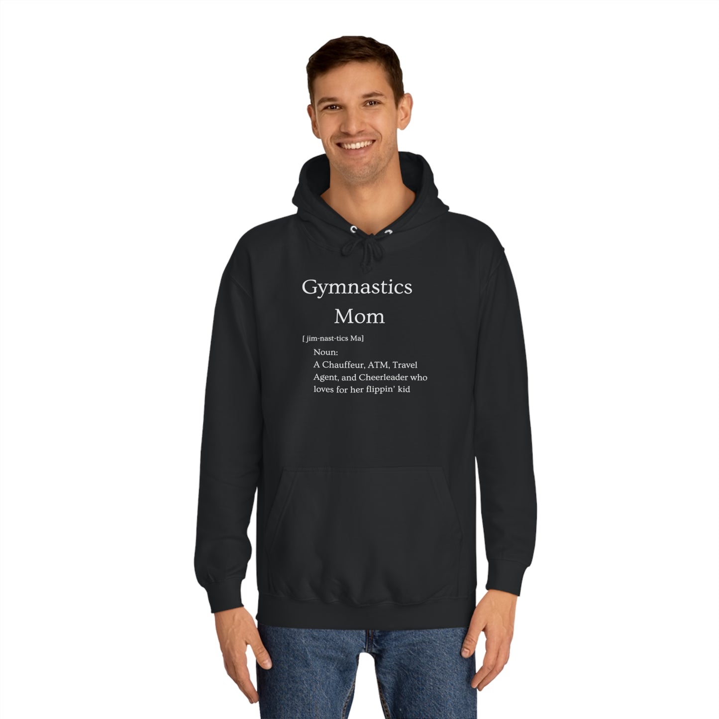 Definition: Mom Unisex College Hoodie