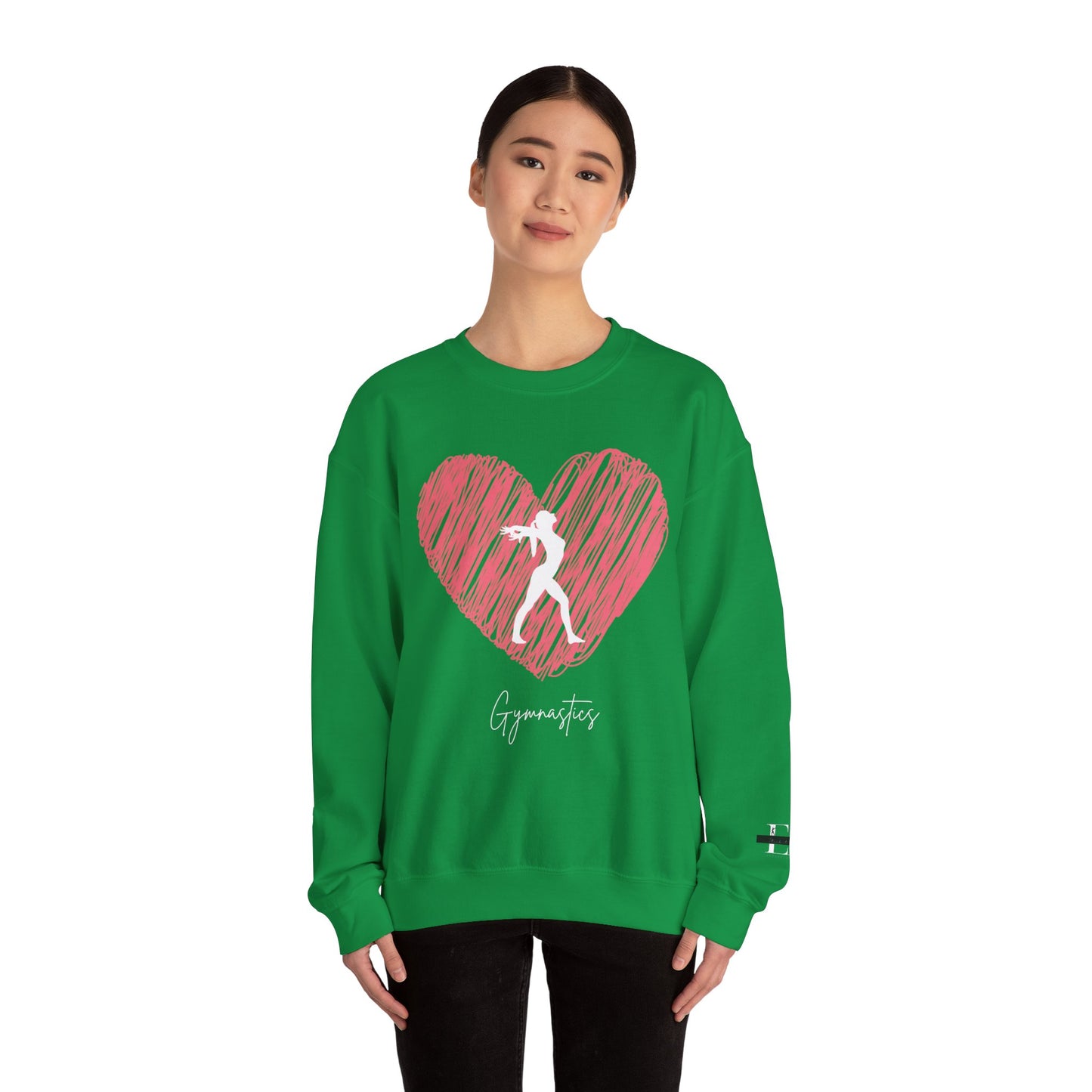 Love Gymnastics Unisex Heavy Blend™ Crewneck Sweatshirt