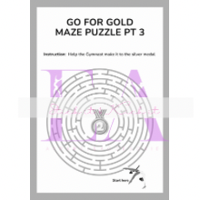 Gymnast Coloring & Activity Book